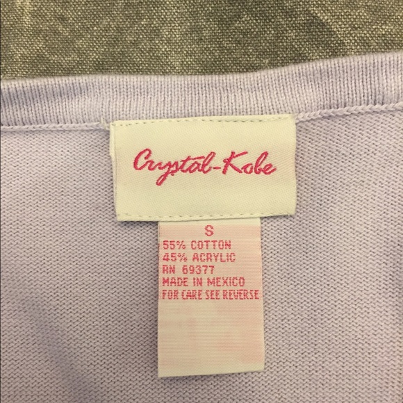 Crystal Kobe Mock 2-piece Beaded Sweater - Picture 6 of 6